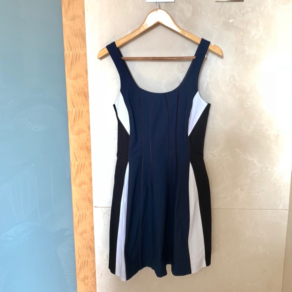 Armani Exchange super flattering panel dress